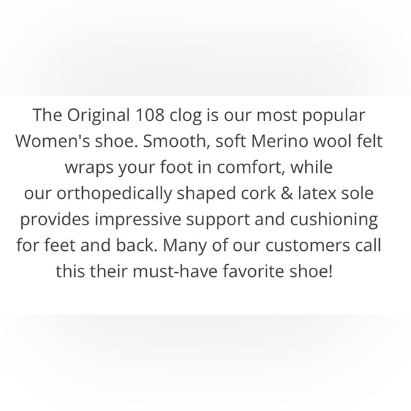 STEGMANN~The Original 108 Clog black wool slip on clogs - Picture 2 of 8